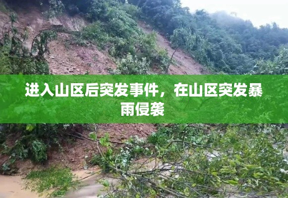 进入山区后突发事件,在山区突发暴雨侵袭