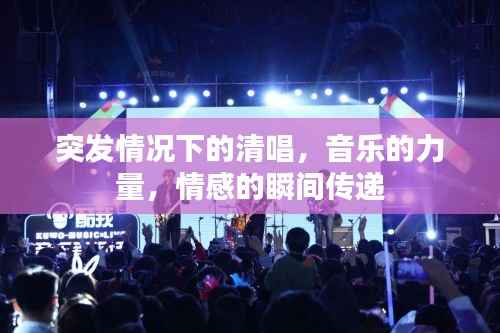 突发情况下的清唱,音乐的力量,情感的瞬间传递