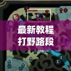 最新教程打野路段升级攻略，带你飞速成长之路！